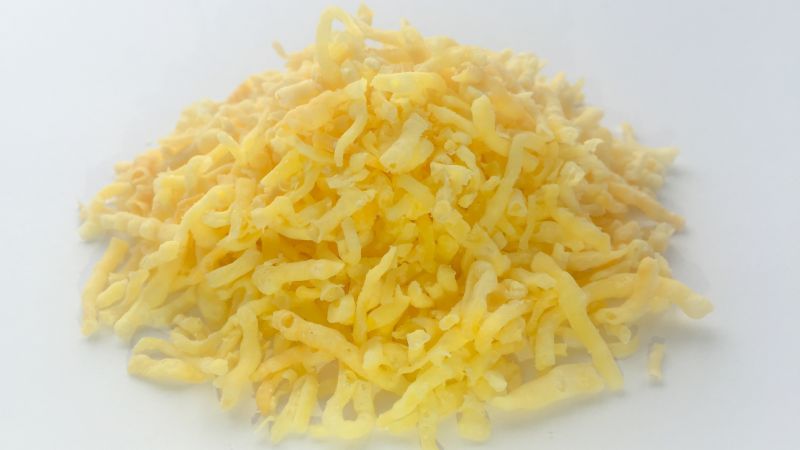 UP-grated Cheese: 100% grated cheese, now extremely dried